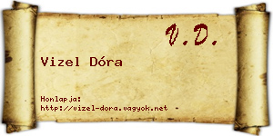 Vizel Dóra névjegykártya